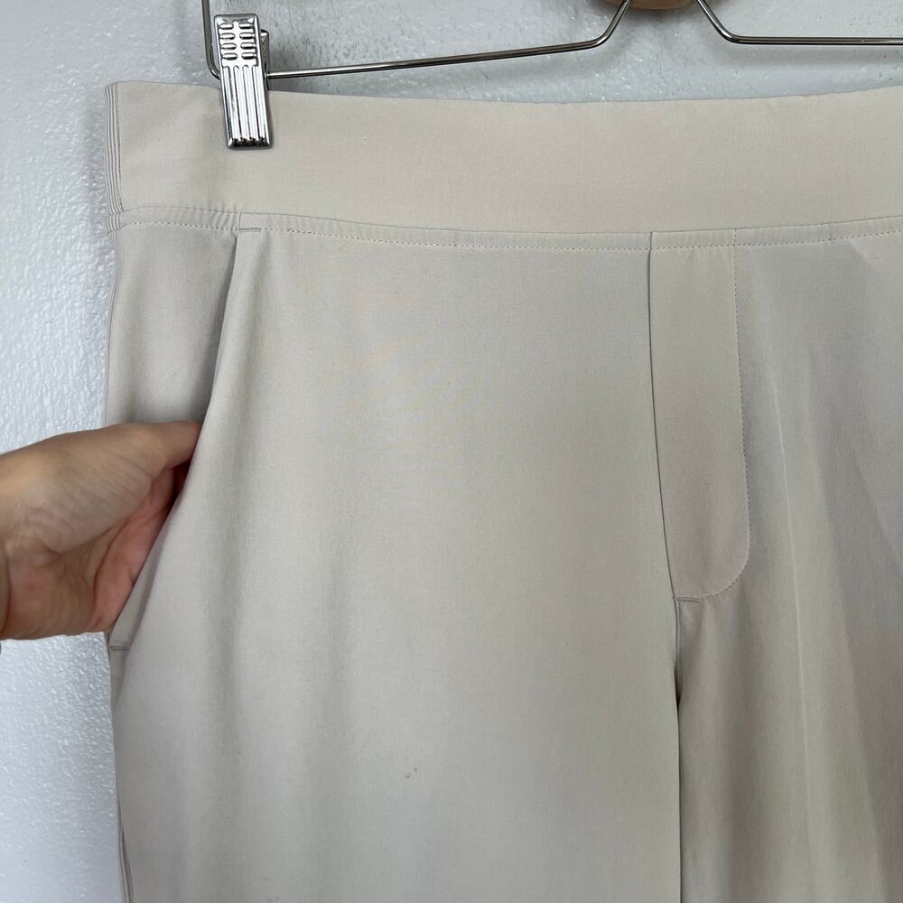 Athleta Brooklyn Mid Rise Ankle Pants Women's Size 14 Abalone Cropped Tapered - Picture 5 of 13